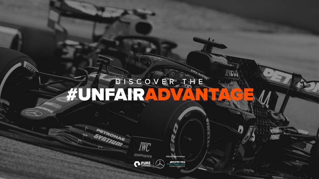 PureStorageZA's tweet photo. This weekend, @LewisHamilton and @MercedesAMGF1 will begin their campaign to retain the @F1 crown. 

Follow all the action and get the latest data-driven insights via @PurePitWall.

Find out how Pure gives the team an #UnfairAdvantage here:

https://t.co/GbcxfLI55K https://t.co/bZSaIiaLiU