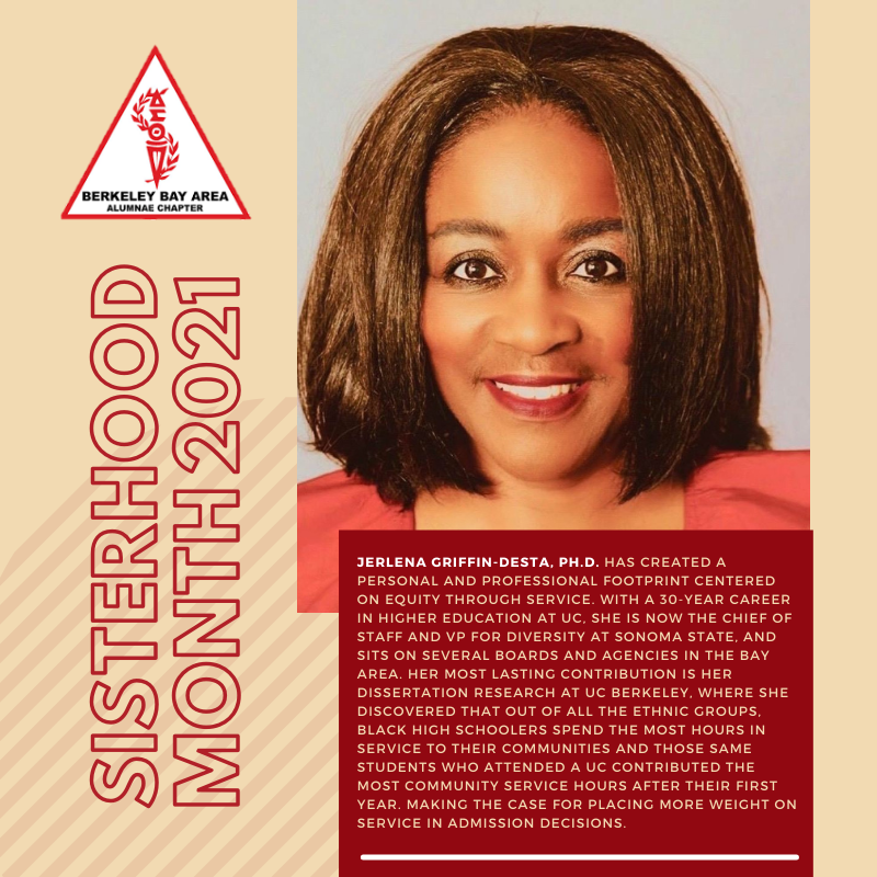 We applaud the dedication and achievements of all our chapter members committed to service. Thank you Jerlena Griffin-Desta for your advocacy with an emphasis on diversity in higher education. #BBAACInService #BBAACIsSisterhood