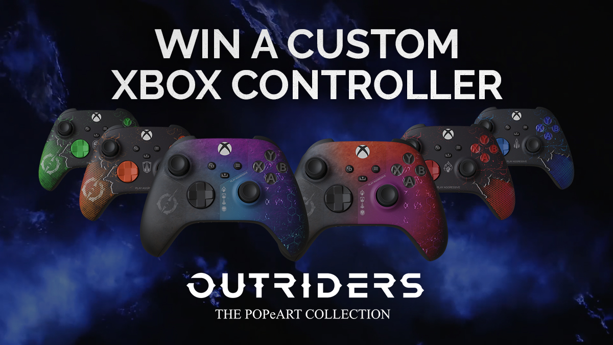 Outriders We Ve Teamed Up With Popeart To Bring Some Of His Incredible Xbox Series X S Controller Designs To Life And Give Them Away Via Sweepstakes Ways To Enter Follow