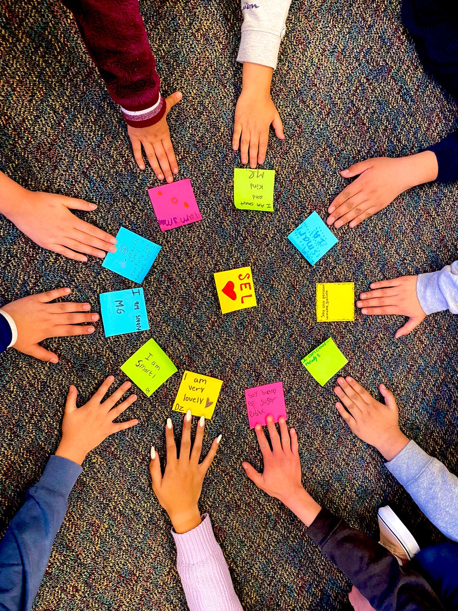 julespinosa26's tweet photo. As teachers we are encouraged to think about Erikson’s psychosocial development stages to better understad and care for our students. Today, our 5th graders learned about different strategies to deal with negative emotions and boost confidence ❤️ #SELatHanes #SELday #WTHanes https://t.co/QkBevZrLj2