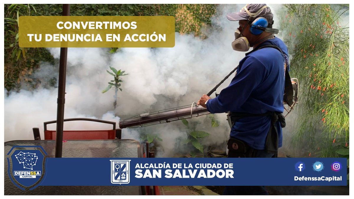 DefenssaCapital's tweet photo. Para prevenir enfermedades que puedan poner en riesgo la salud de los ciudadanos, es importante realizar periódicamente fumigaciones tanto en espacios interiores y exteriores.
Disminuye los riesgos de contraer enfermedades y solicita fumigación en tu comunidad.
#DefenssaCapital https://t.co/OxJojmYLK1
