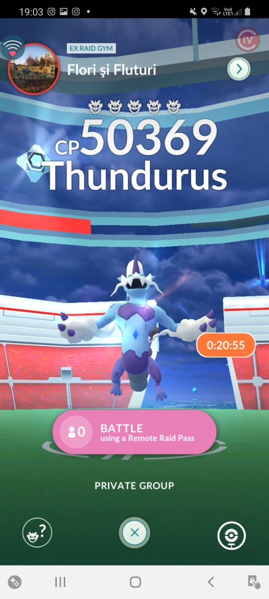vladbradau_'s tweet photo. THUNDURUS. Anyone who wanna help?Gonna do it as soon as we got at least 2-3 people.
Add us:
637751146256 - vladypori
648272742387 - DiaMiraVladi
Please if you add up stay online and be sure that you enter!
#PokemonGoRaids #thundurusraid https://t.co/oWz9jQRJgD