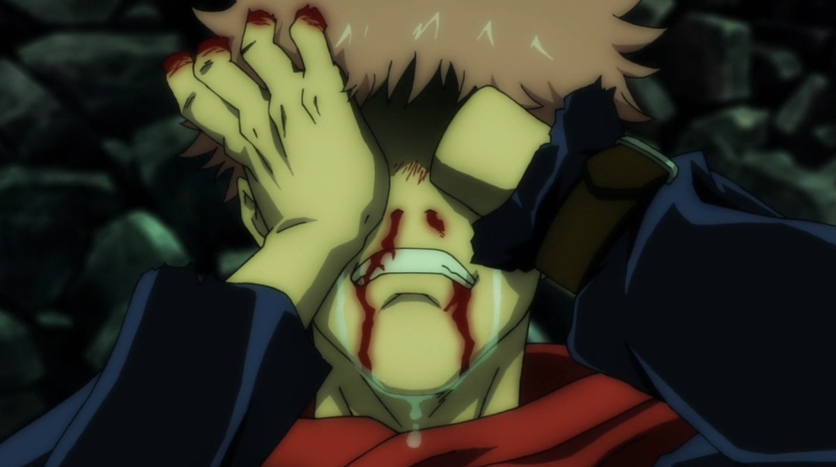 lharukii's tweet photo. Me after realizing jjk season 1 has ended 

#呪術廻戦 #JujutsuKaisen https://t.co/OLhw5BcEmE