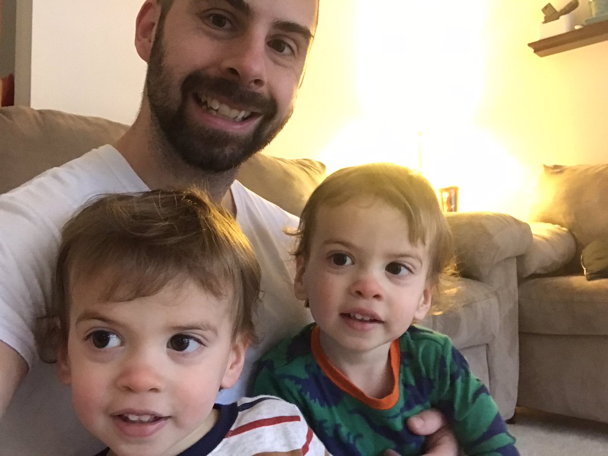 TheJMan831's tweet photo. These guys had their first haircuts this week! #Twins #TwinBoys #BoyDad #FirstHaircuts https://t.co/h6gFts15pO