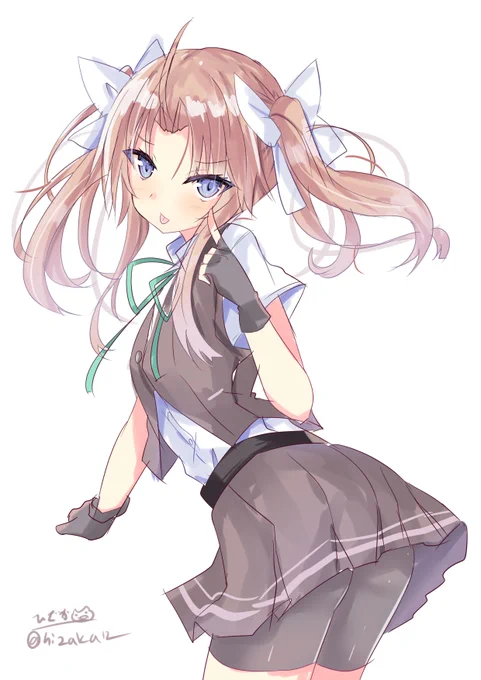「べー」陽炎
#艦これ版深夜の真剣お絵描き60分一本勝負
#艦これ版真剣お絵描き60分一本勝負_20210326 
