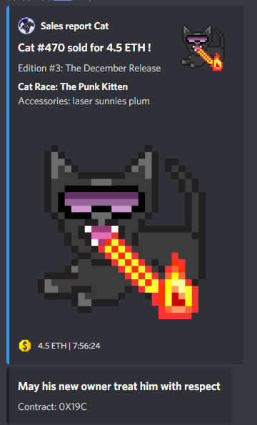 CryptoCatsFD's tweet photo. Some updates to https://t.co/xBMeK1o5Mx and the discord regarding rarity and UI. More to come. 👀
#NFT https://t.co/OUfuPiGP8X