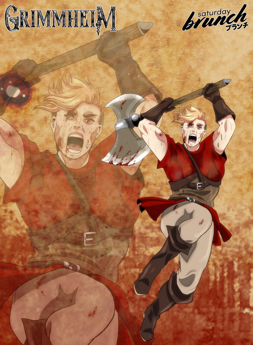 Grimmheim's tweet photo. Spend your #friday with some new #webcomic #manga ! The second chapter of my #medieval #fantasy #webcomic Grimmheim is finally out!! Read it in @saturdaybrunch_ to see Wulfhild's story continue!!! #mittelalter #germanmanga #mangaka #oc #WomensHistoryMonth https://t.co/fClVyyX4G3