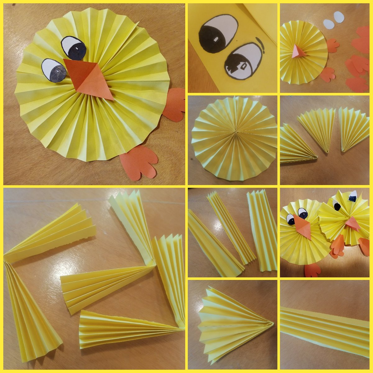 Looking for a quick and simple Easter  craft to do? Here is our crafty chick rosettes! All you need is some card, scissors and glue! #art #artsandcrafts #artsandcraftsmovement #artsandcraftsforkids #crafts #crafty #craftsofinstagram #craftsofinstagram #easter #eastercrafts
