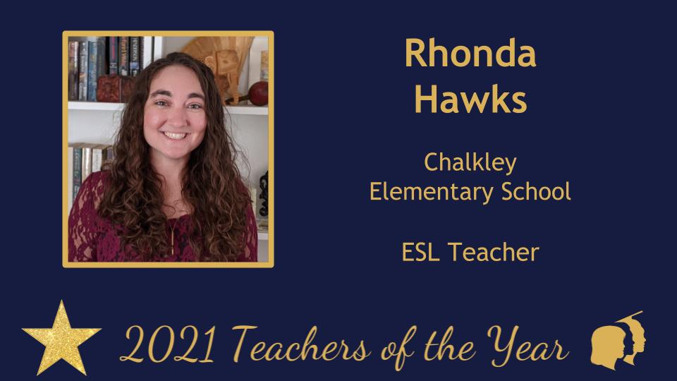 We are so PROUD of Ms. Rhonda Hawks for being named the 2021 Teacher of the Year!!! Our students, teachers and families constantly communicate their joy when interacting with Ms. Hawks.  <a href="/CcpsEquity/">CCPS Equity</a> <a href="/CCPSFACE1/">CCPS FACE</a>  #OpportunitiesNOTObstacles #CCPSstrong #oneCCPS