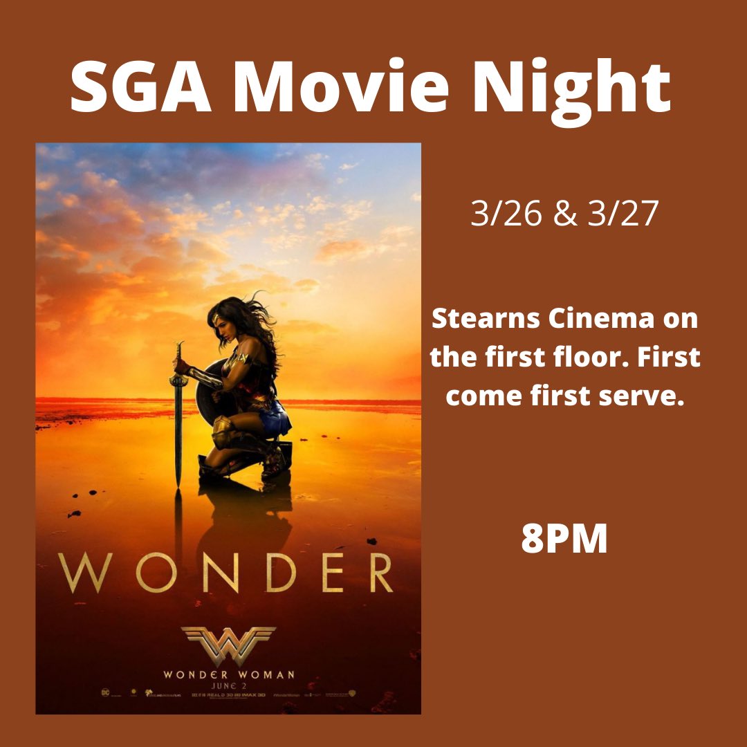 Movie night tonight and tomorrow night!!