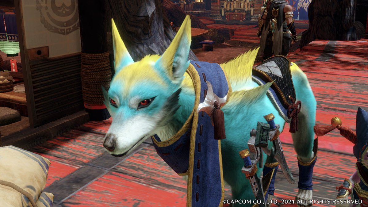 ハスの葉 うちのガルクかっこいいでしょ 名前はライボルト モンハンライズ Mhrise モンハン Nintendoswitch