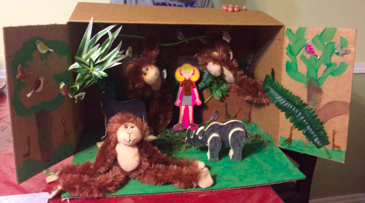 MsYhip's tweet photo. So excited to hear the Women's History Month presentations today! Students chose one remarkable woman to research and then create either a diorama or poster about. Can you guess who these examples are about? #cicswestbelden @kpollackwb https://t.co/35EGWJHsVx