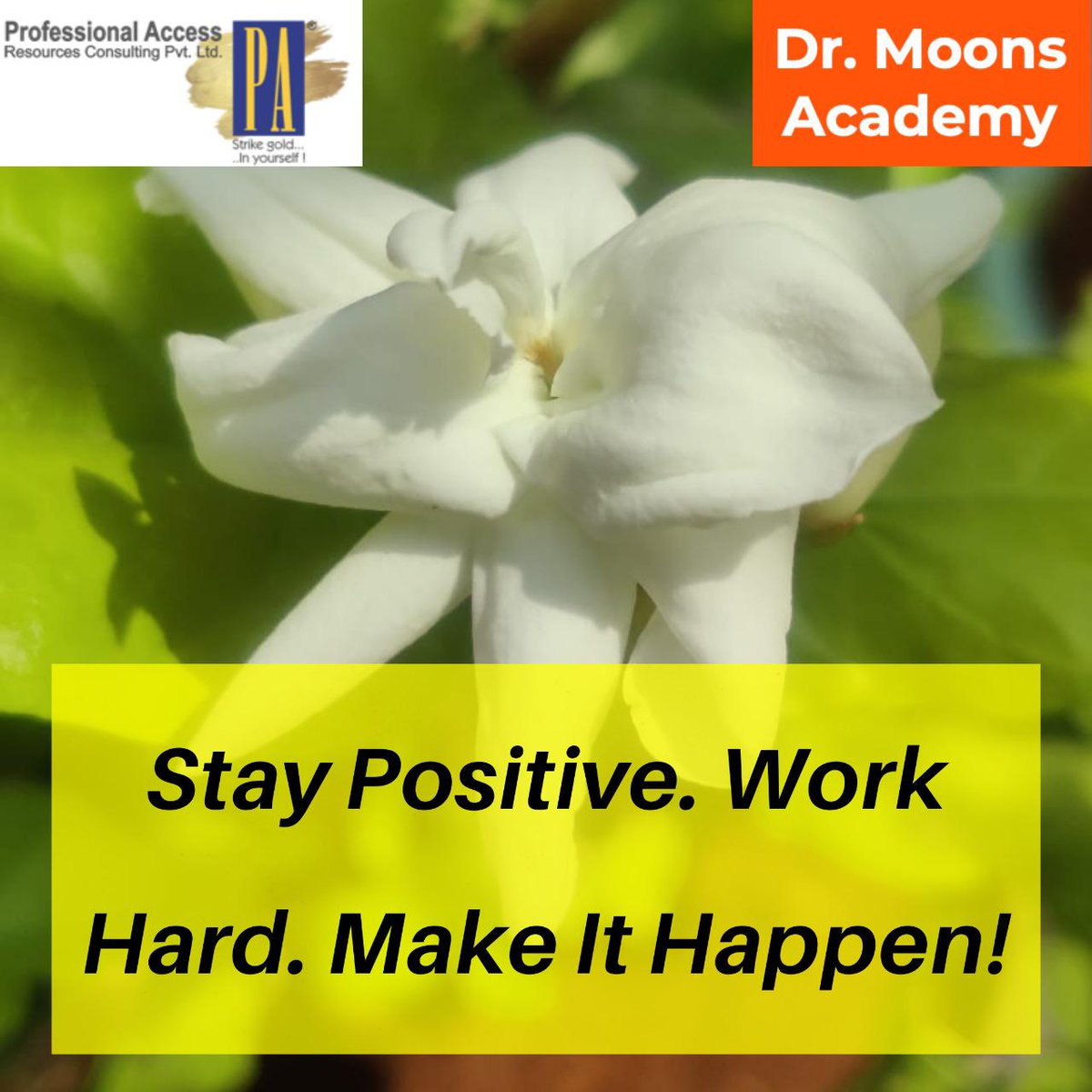 drmoonsacademy's tweet photo. drmoons from Dr. Moons Academy shares "Stay Positive. Work Hard. Make It Happen!"

To transform your life approach Dr. Moons Academy,
Reach out to us at https://t.co/SO1eQeHHBt
To enroll visit https://t.co/rs5ea0zETh https://t.co/0Jgmv2xGmN