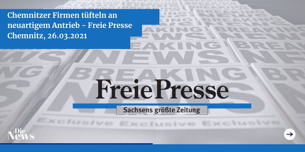 Sachsen1828's tweet photo. Die @freie_presse berichtet in der heutigen Chemnitzer Ausgabe über die Entwicklung einer innovativen Straßenbahn  mit #Wasserstoffantrieb an der drei Chemnitzer Firmen arbeiten. Zwei sind unsere Mitgliedsunternehmen: Flexiva Automation &amp; Robotik und #Hörmann Vehicle Engineering https://t.co/Rj1o8qn5rF