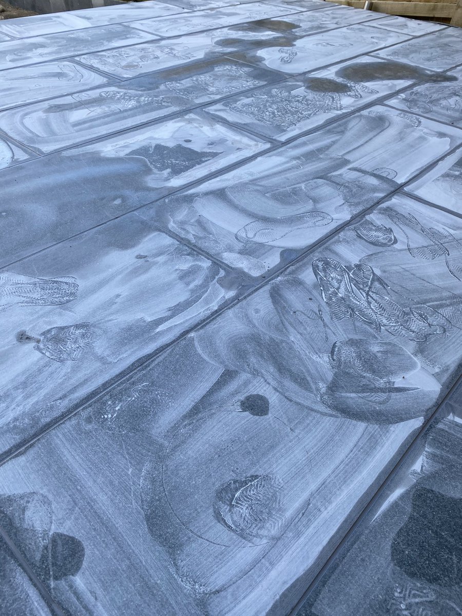 PorcelCeram's tweet photo. Product 11 (cement #grout film remover), which dissolves excess residue from the surface of the #tile, without affecting the grouting lines, and followed this with Product 16 (tile cleaner) for #porcelain and decorative gravel floors. We stick a wide range of #cleaning supplies. https://t.co/L6DvimIMqK