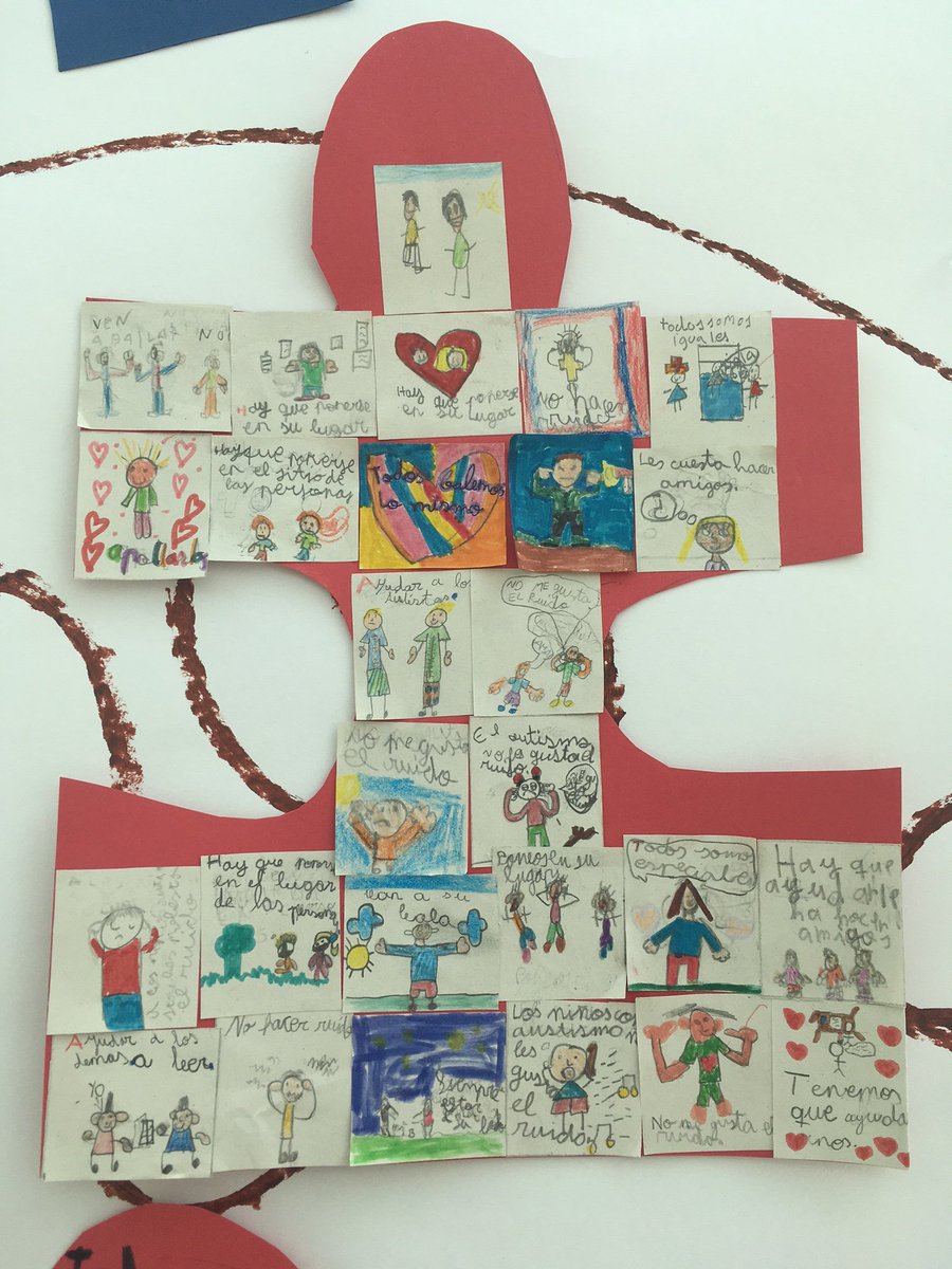 CeipJacaranda's tweet photo. En nuestras clases todos encajamos. Y ... ¿qué necesitamos para que todas las piezas tan diferentes “encajen”? Necesitamos paciencia, empatía, tolerancia, respeto, compartir, convivir y amistad. #DiaMundialAutismo #2abril #WorldAutismAwarenessDay Orgullosos de nuestro alumnado https://t.co/dSMNwvmzAS