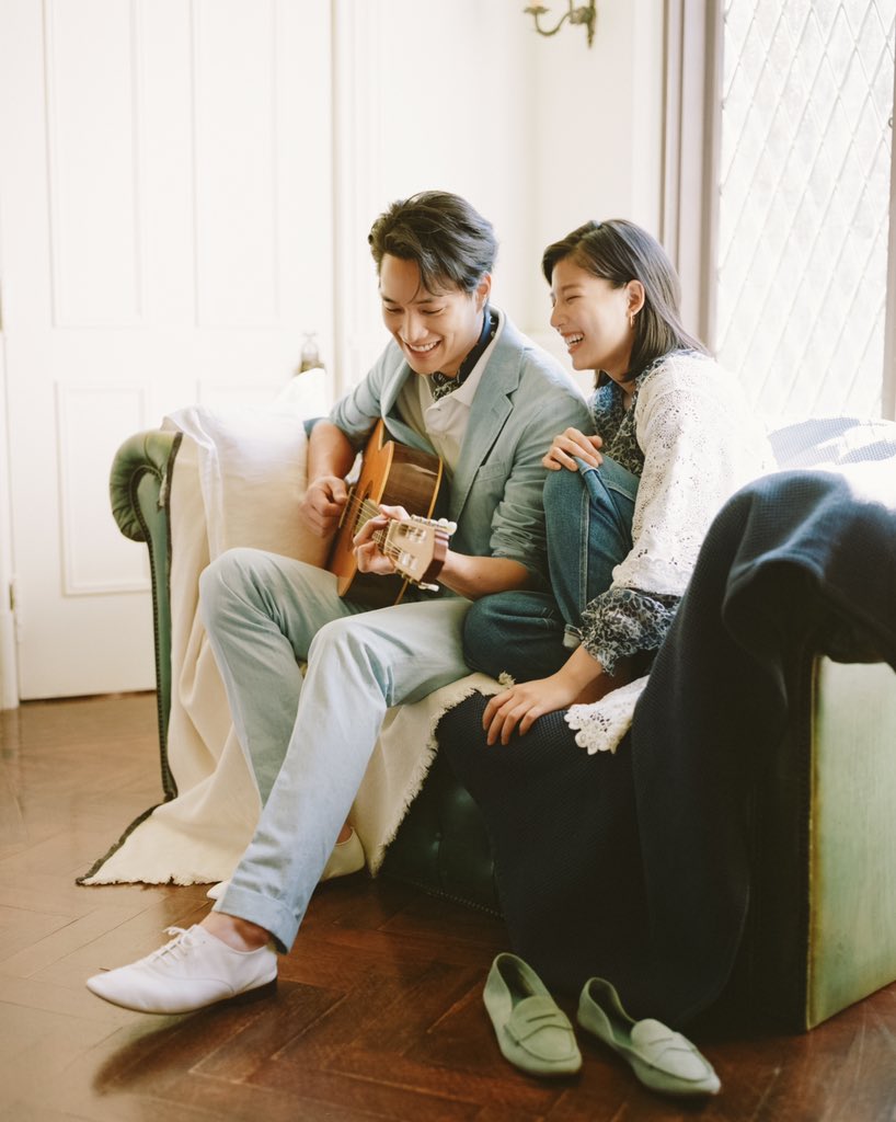 激カワ　石井杏奈さん着用POLO RALPH LAURENベルトジーンズ　リボン 石井杏奈と鈴木伸之がふたりで過ごす 「ポロ ラルフ ローレン」の春の