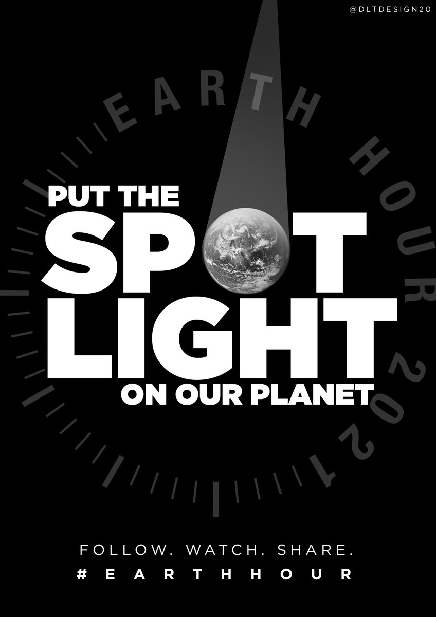 dltdesign20's tweet photo. @OneMinuteBriefs @earthhour

Get the world talking and join the #EarthHour Virtual Spotlight tomorrow, 27 March at 8:30 pm by taking one simple action: https://t.co/Ypi6WanqHc https://t.co/2vsj1BLfmC