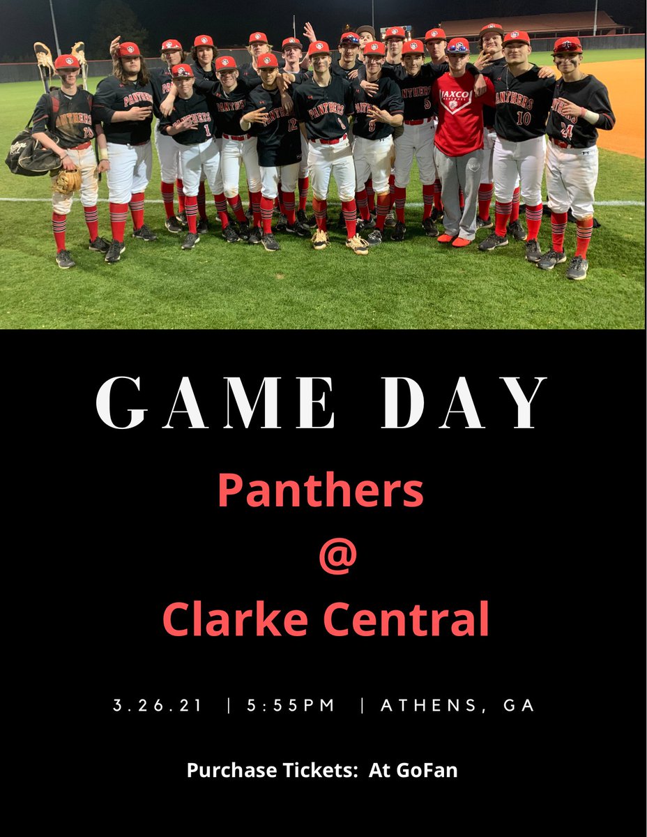 jaxcobaseball's tweet photo. We’re hitting the road again for another HUGE Region 8AAAAA matchup today! Load the car up, and head to Athens to support our boys today! #TurnMeUpSome #Family 🐾⚾️ https://t.co/bgXuV2S7L5