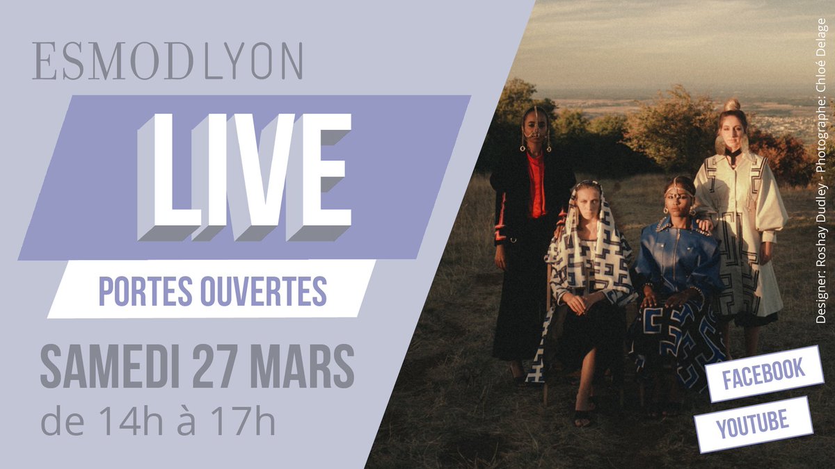 esmodparis's tweet image. Découvrez ESMOD Fashion Design &amp;amp; Business Lyon à travers nos portes ouvertes en ligne demain de 14h à 17h youtu.be/VuxCZHMei1g #jpo