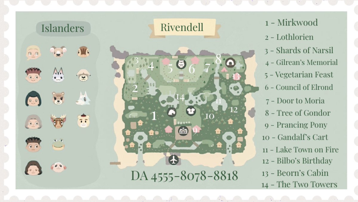LilyRivendell's tweet photo. Rivendell’s Map
#acnhdreamcode #acnhmaps #acnhislands https://t.co/y1gUuxWiIN