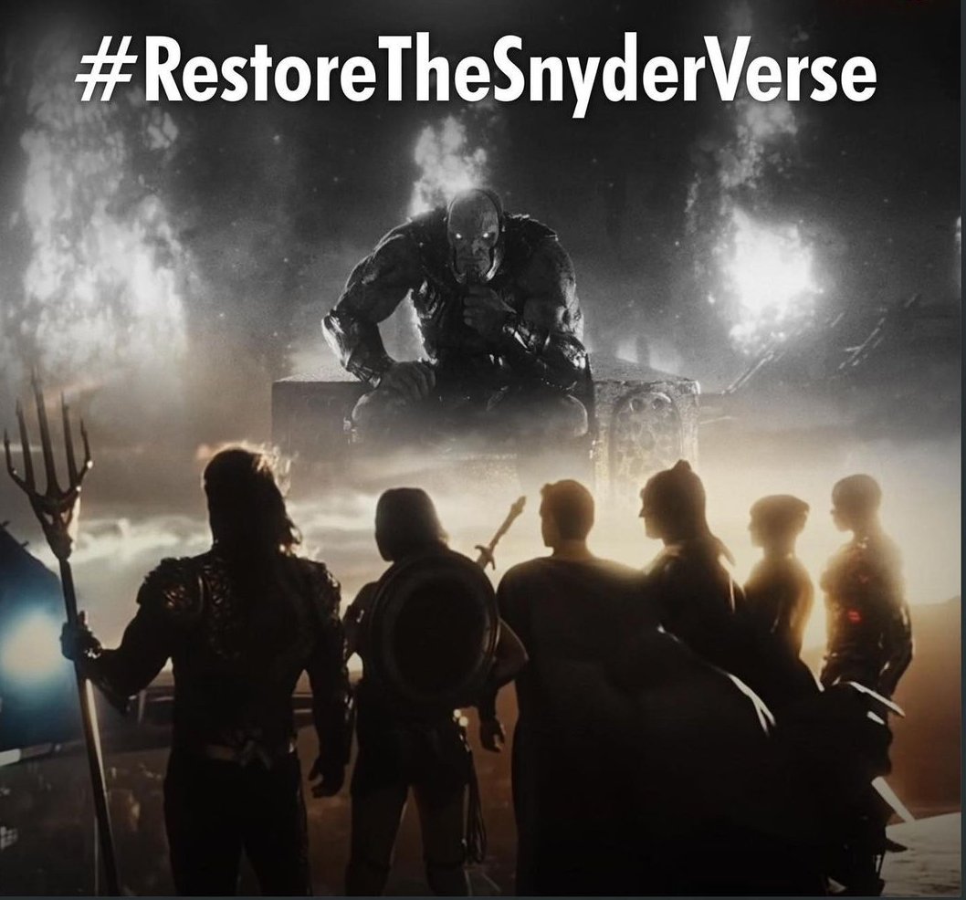 Theonly_tn's tweet photo. We're with you boss @ZackSnyder 🖤
#RestoreTheSnyderverse https://t.co/TTijRqUyMN