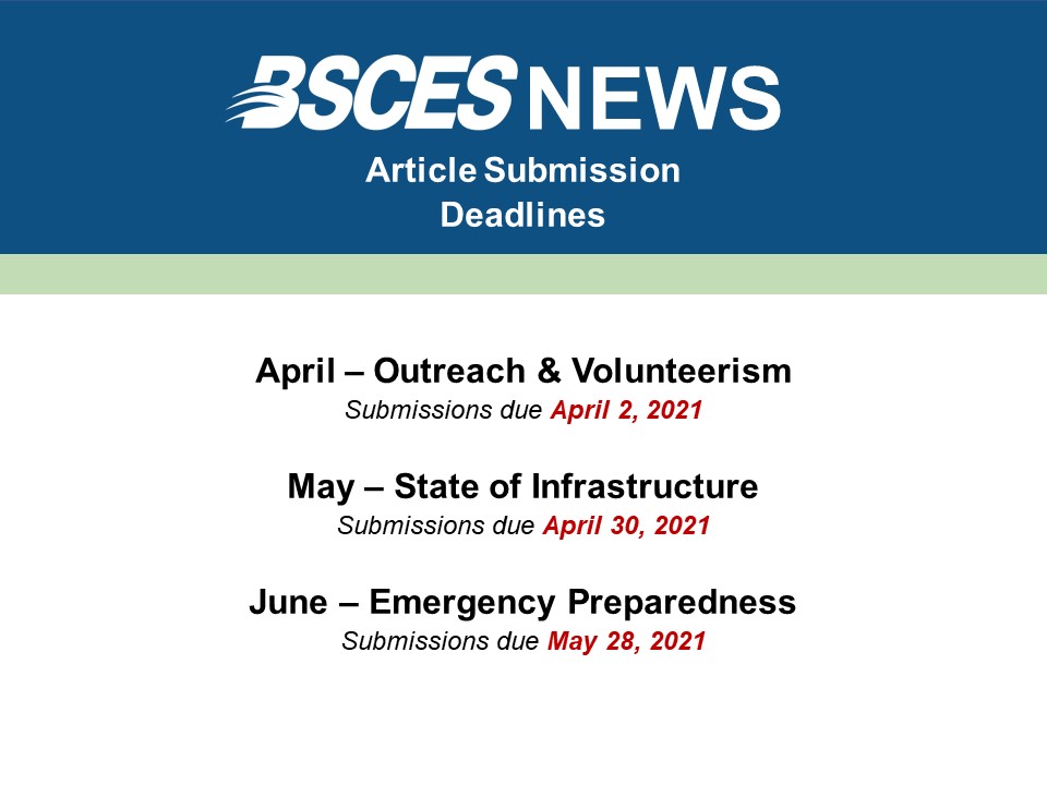 BSCESNews's tweet photo. Check out #BSCESNews Editorial Board Chair @KatieSwansonPE's Letter from the Editor for a quick recap of what to expect in the February #Water and #Environmental Solutions issue of BSCESNews! 

See below for upcoming themes and deadlines.

https://t.co/w5FeRJcnUJ https://t.co/EBZRCItRdZ