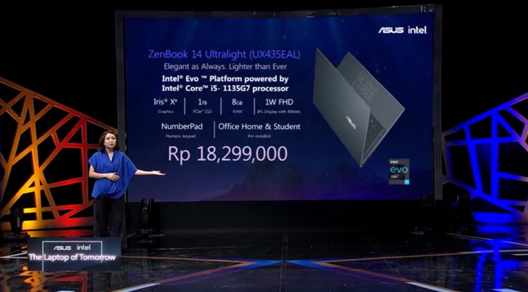ZenBook 14 Ultralight UX435EAL dibanderol Rp 18,299,000 #ZenBookDuo14