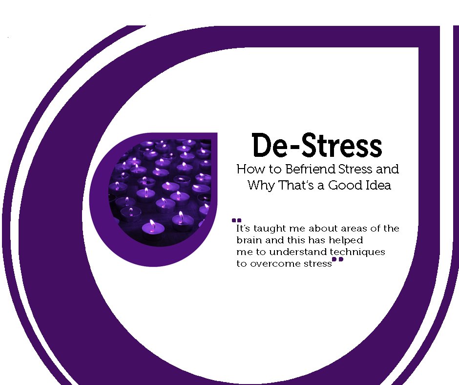 If you feel the stress levels rising, don't panic. Sign up to 'De-Stress: How to Befriend Stress and Why That's a Good Idea', our online self-guided course on how to manage and even befriend stress for greater wellbeing and resilience ow.ly/gfvB50E02n8
#De-Stress #Wellbeing