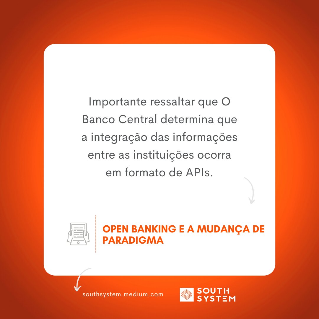 SouthSystembr's tweet photo. Open Banking e a mudança de paradigma
⠀
✔ Por Diogo Ferla, Head of Outsourcing na SOUTH SYSTEM
⠀
https://t.co/PU9FHpCfPw
⠀
#VempraSOUTH +50 Vagas Abertas.
.
.
.
.
.
🚀🚀🚀 https://t.co/7AORzkAlRU
#VempraSouth #EmpresaDeTI #Outsourcing #Impulsionar #EfeitoSouth https://t.co/N7uW1YD5b9