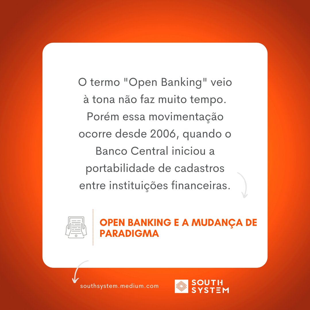 SouthSystembr's tweet photo. Open Banking e a mudança de paradigma
⠀
✔ Por Diogo Ferla, Head of Outsourcing na SOUTH SYSTEM
⠀
https://t.co/PU9FHpCfPw
⠀
#VempraSOUTH +50 Vagas Abertas.
.
.
.
.
.
🚀🚀🚀 https://t.co/7AORzkAlRU
#VempraSouth #EmpresaDeTI #Outsourcing #Impulsionar #EfeitoSouth https://t.co/N7uW1YD5b9