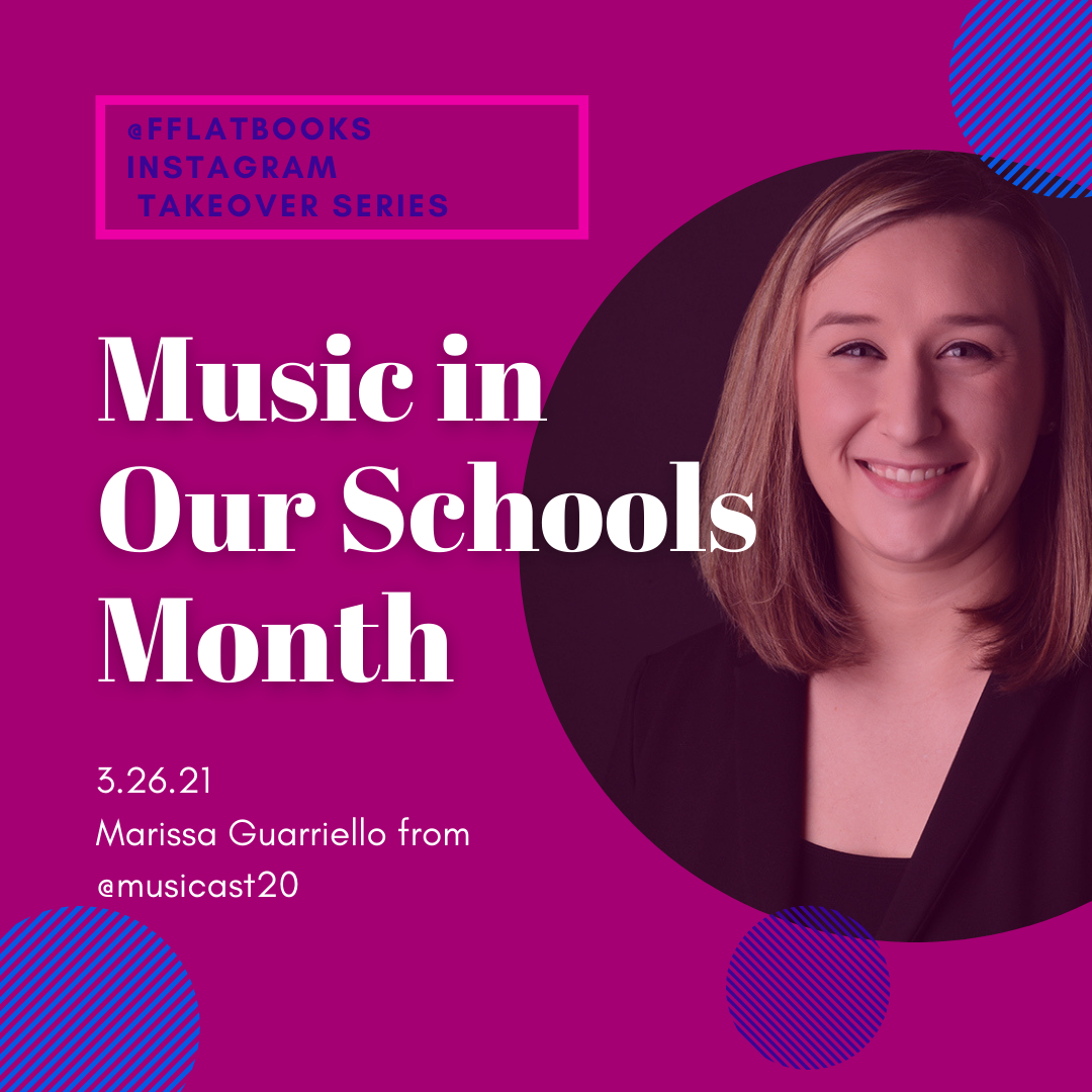 Happy Friodayyyyyy!

We are #tgifflat and are ENDING our #musicinourschoolsmonth takeover series today with Marissa Guarriello, host of <a href="/musicast20/">Musicast Podcast</a>. 

Marissa is a long-time friend of F-flat and has been cheering on this company since day #1. She is the co-author of "The Creative