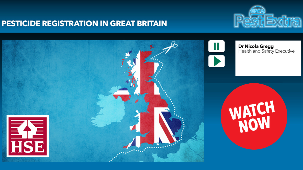 VIDEO🎥 Lots of people asking for this one, so here it is! HSE's Dr Nicola Gregg talking about regulation of biocides in the UK. 🧪

Watch: ow.ly/Rz1k50E97mm #PestControl #HSE #EU #Biocides #Brexit