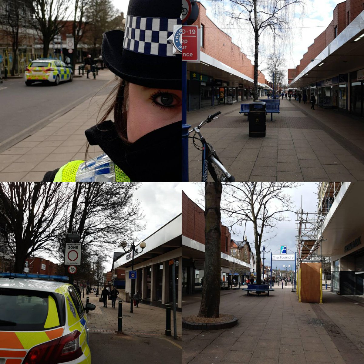Humberbeat_NL's tweet photo. #SCUNTHORPE Pc Armstrong is out on patrol today on the High Street and surrounding areas. Sorry for those expecting to see PC Miller! #inyourcommunity #hivisability #keepingyousafe https://t.co/YvFfyqFKPG