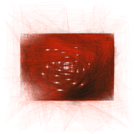 I made this for #OBJKT4OBJKT by DiverseNftArt : hicetnunc.xyz/objkt/13624

It's a new piece for my serie of weaving with vectorfield.
I made it yesterday ^_^

#creativecoding #NFT #CleanNFT #Tezos #XTZ #Cryptoartists #P5js #vector #vectorfield #OBJKT4OBJKT
#weaving