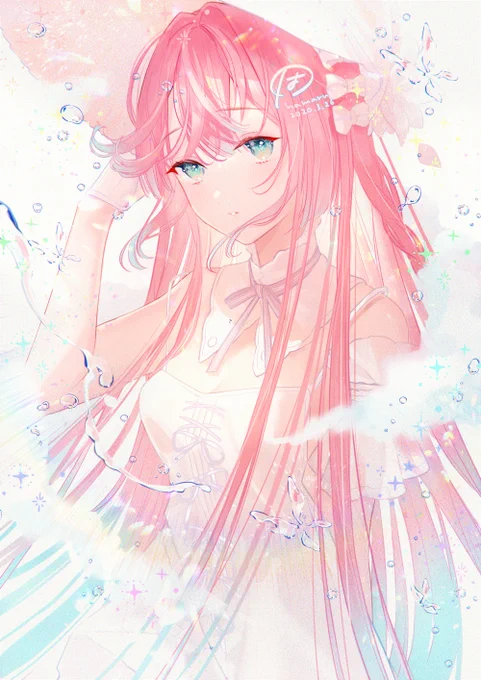 ?珊瑚色の魔女? #Commission #Skeb 