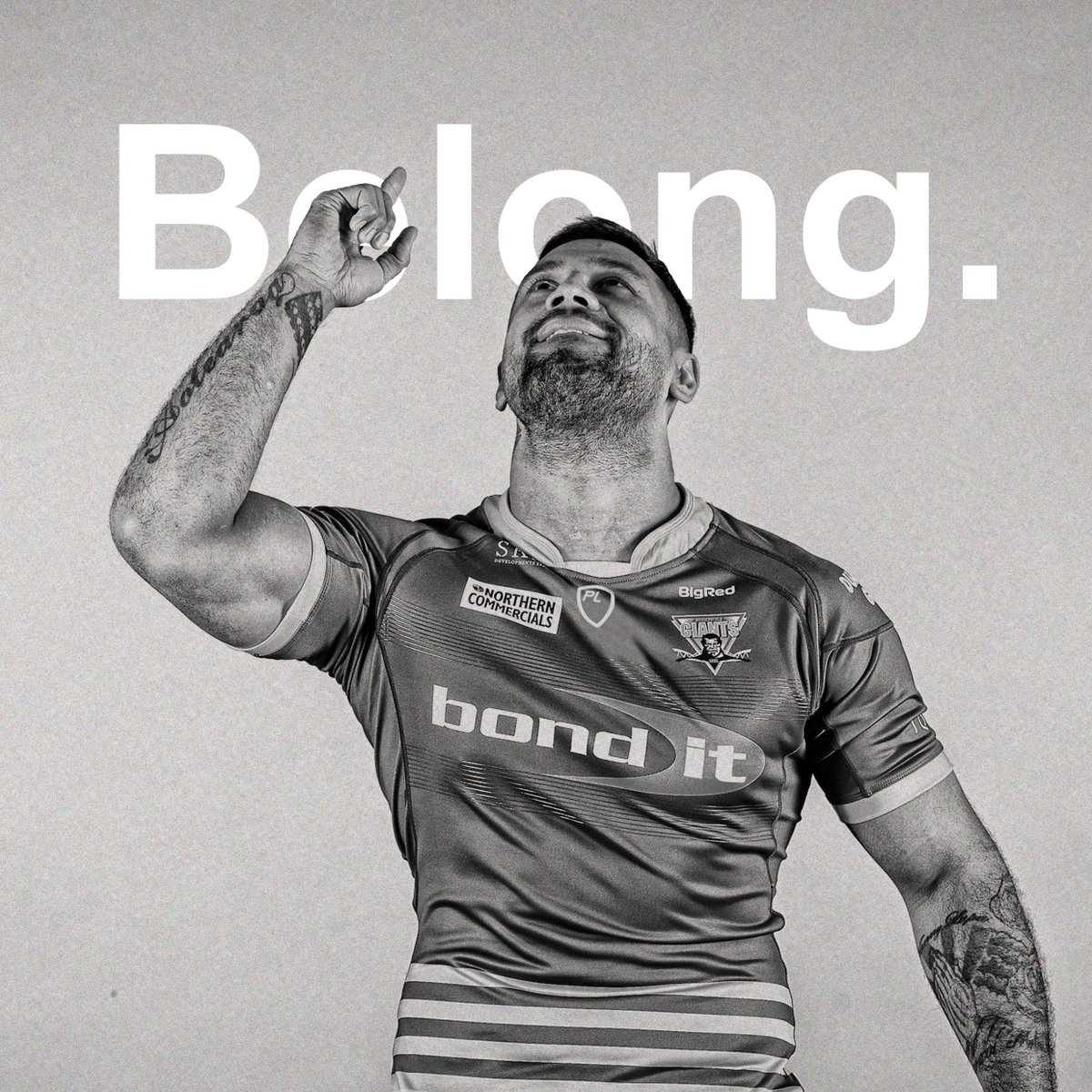 PlayerLayer's tweet photo. Talent + Preparation + Hope + Dreams +
 
BELONG.
 
** @SuperLeague LAUNCHING **

Belong @Giantsrl 

#superleague #rugbyleague #openingday #giants #playerlayer #sport #belong https://t.co/elave2meul