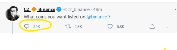 Crypto_Ed_NL's tweet photo. hurry up, shill your favorite bag, CZ will read all the 25k replies https://t.co/BCJPtMf8d3