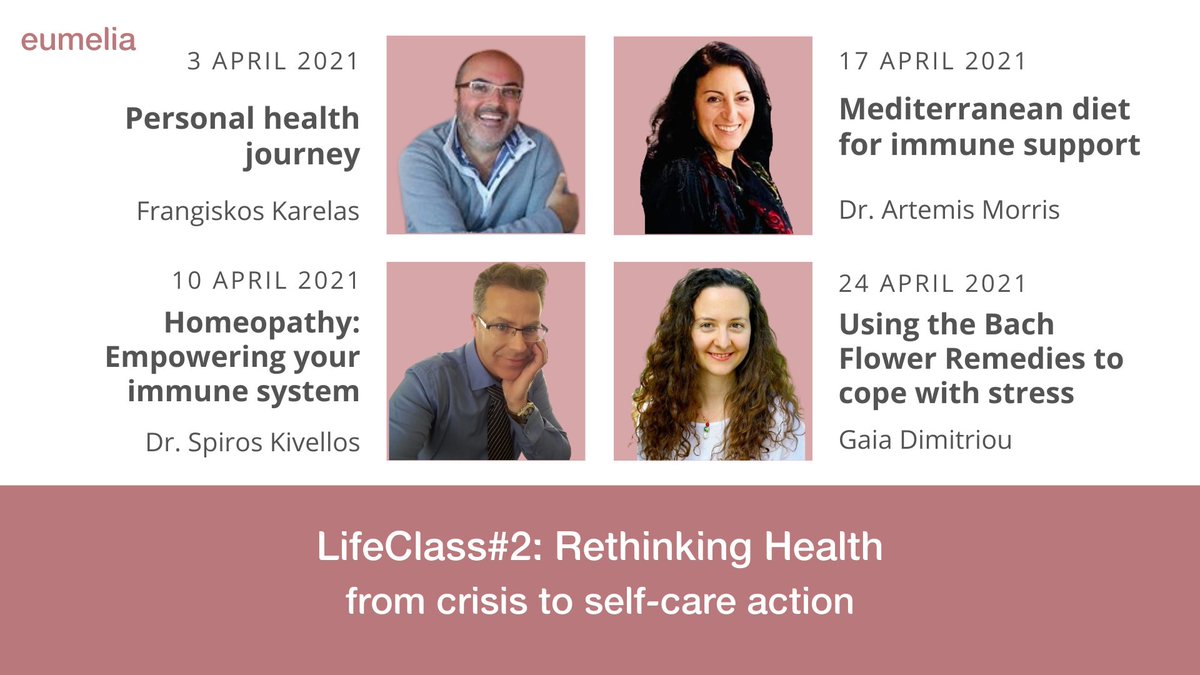 LifeClass#2 is here! 🍏 Rethinking health This event consists of four unique webinars that focus on natural ways of improving your health and strengthening your immune system - mailchi.mp/a082b068ccbe/l…