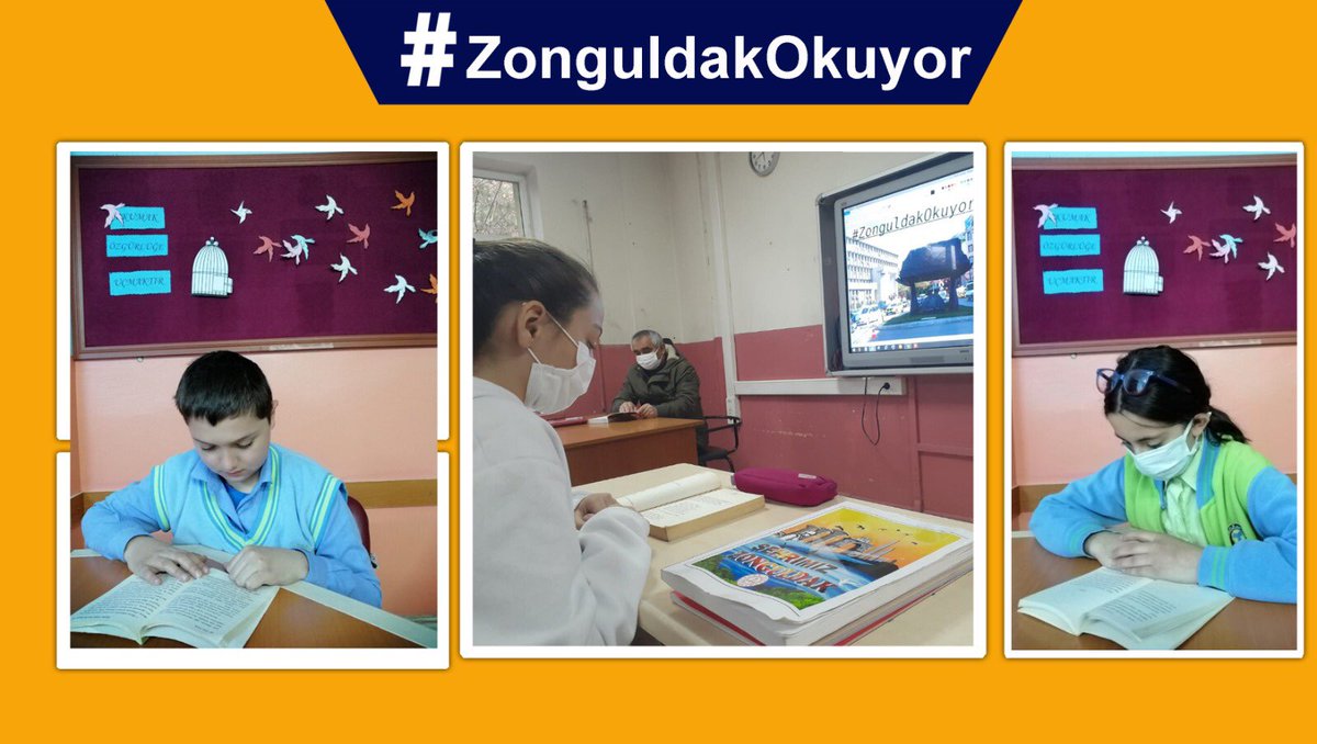 Bu akşam saat 19:00'da "Zonguldak Okuyor" projesi kapsamında #ZonguldakOkuyor hashtag çalışması ile tüm öğrencilerimizi ve öğretmenlerimizi kitap okumaya davet ediyoruz. Okuma çalışmalarınızı #ZonguldakOkuyor hashtagi ile Twitter’da paylaşmanızı bekliyoruz.
<a href="/tcmeb/">Millî Eğitim Bakanlığı</a> 
<a href="/ali_tosun77/">Ali TOSUN</a>