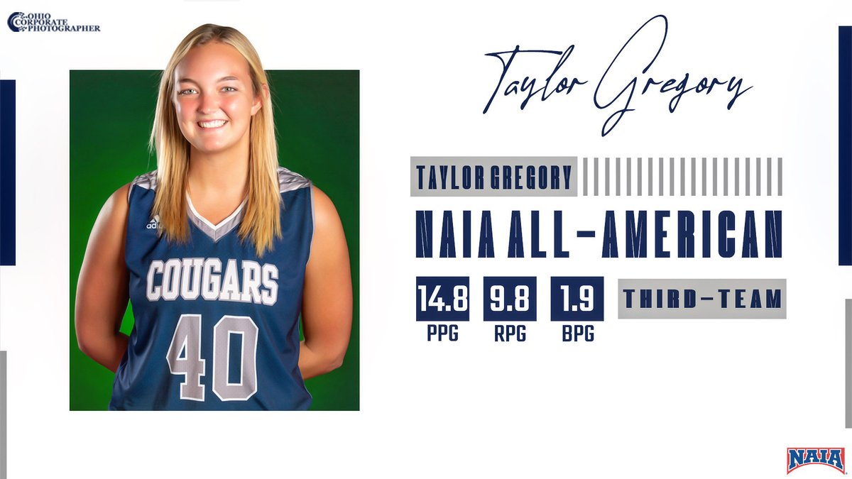 Women's Basketball: Gregory Selected as NAIA All-American
 - mvnucougars.com/article/3532