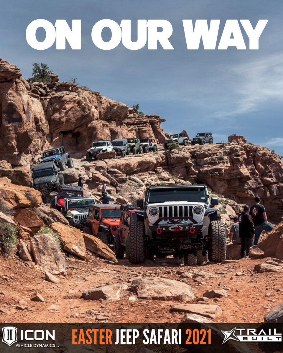 Trailbuilt4x4's tweet photo. We are on our way! Be there tomorrow!

#ejs2021 #easterjeepsafari #easterjeepsafari2021 #moab #moabutah #moaboffroad #moaborbust #moabjeepsafari #utahisrad #utah #dixie4wheeldrive #dixieoffroadexpo #iconvehicledynamics #iconalloys #iconsuspension #trailbuilt #trailbuiltoffroad https://t.co/6nPXYJctPr
