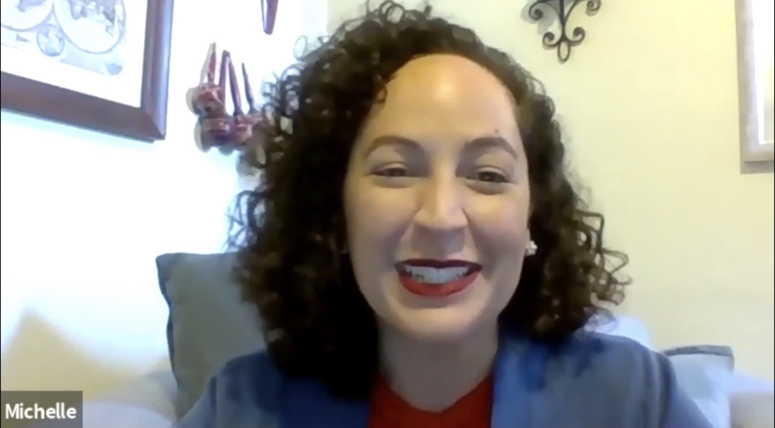 HISPAteam's tweet photo. Dr. Michelle Hernandez wants students to know you are unique and worthy. Relationships with teachers &amp; the community opened doors for her. A growth mindset allowed her to view mistakes as opportunities to learn. #SEL skills you’ll need? #selfawareness #relationshipskills #SELDay https://t.co/tgAgPwkEdo