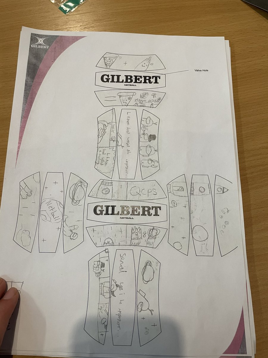 QCPSSport's tweet photo. Round 🖐 @GilbertNetball #gilbertballdesigns https://t.co/kHbJBZltzP