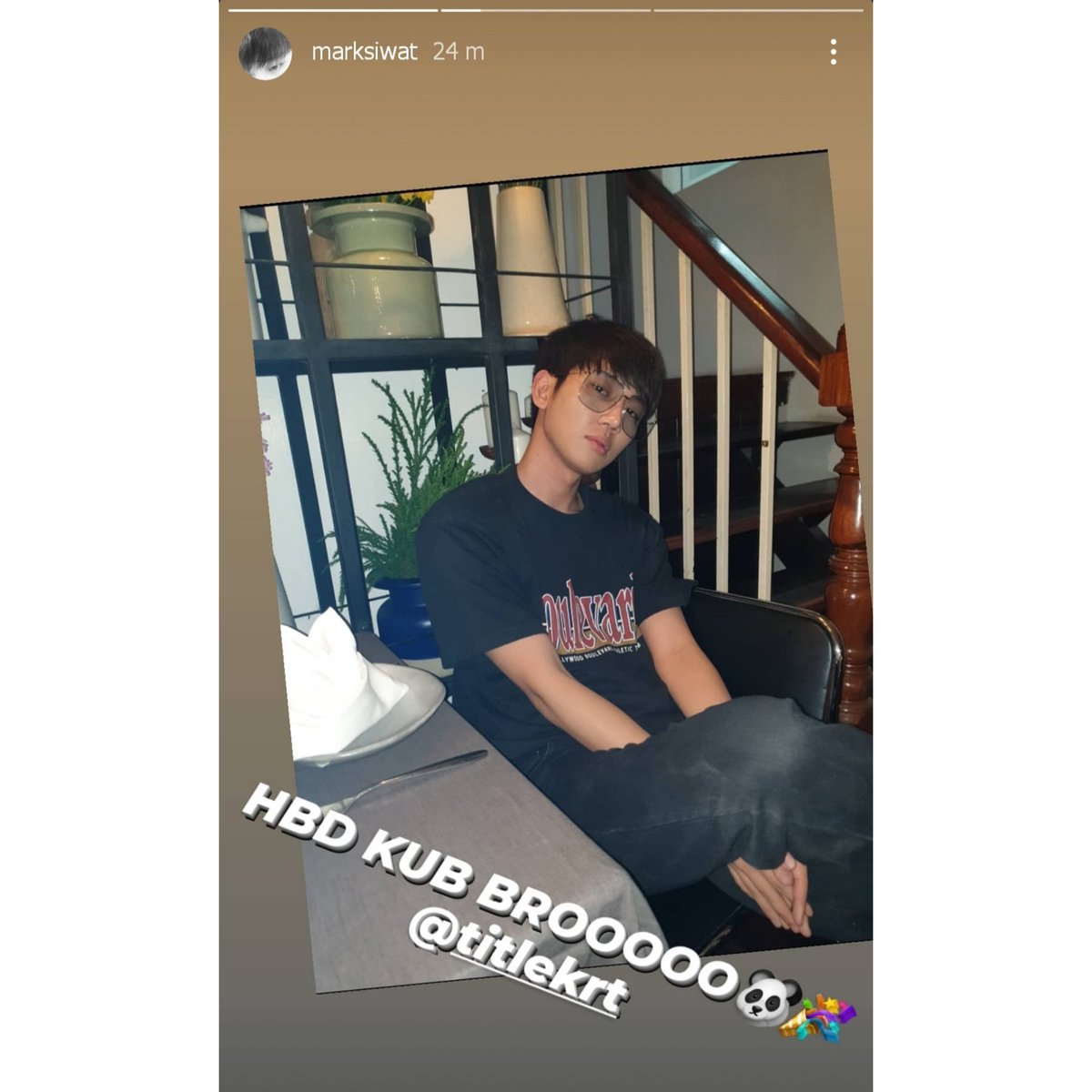titlemyanmarfc's tweet photo. Birthday wishes from LBC boys ~ 
HBD TITLE ^ ^ 

#titlekrt
#HBD23TITLEKRT https://t.co/ZL651XemDb