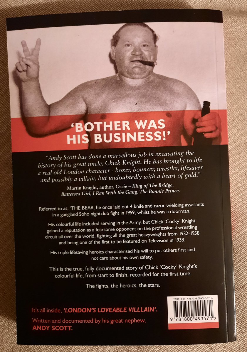 AndySco67625701's tweet photo. Reprint copies have just arrived from the excellent @4edgeLtd &amp; @chandler_design of Tales of a Page and my current best seller, London's Loveable Villain about my great uncle Wrestler and TRIPLE LIFESAVER Chick Cocky Knight's colourful life. 
Superb prompt service &amp; delivery 👍 https://t.co/Ru2PI75Uf1