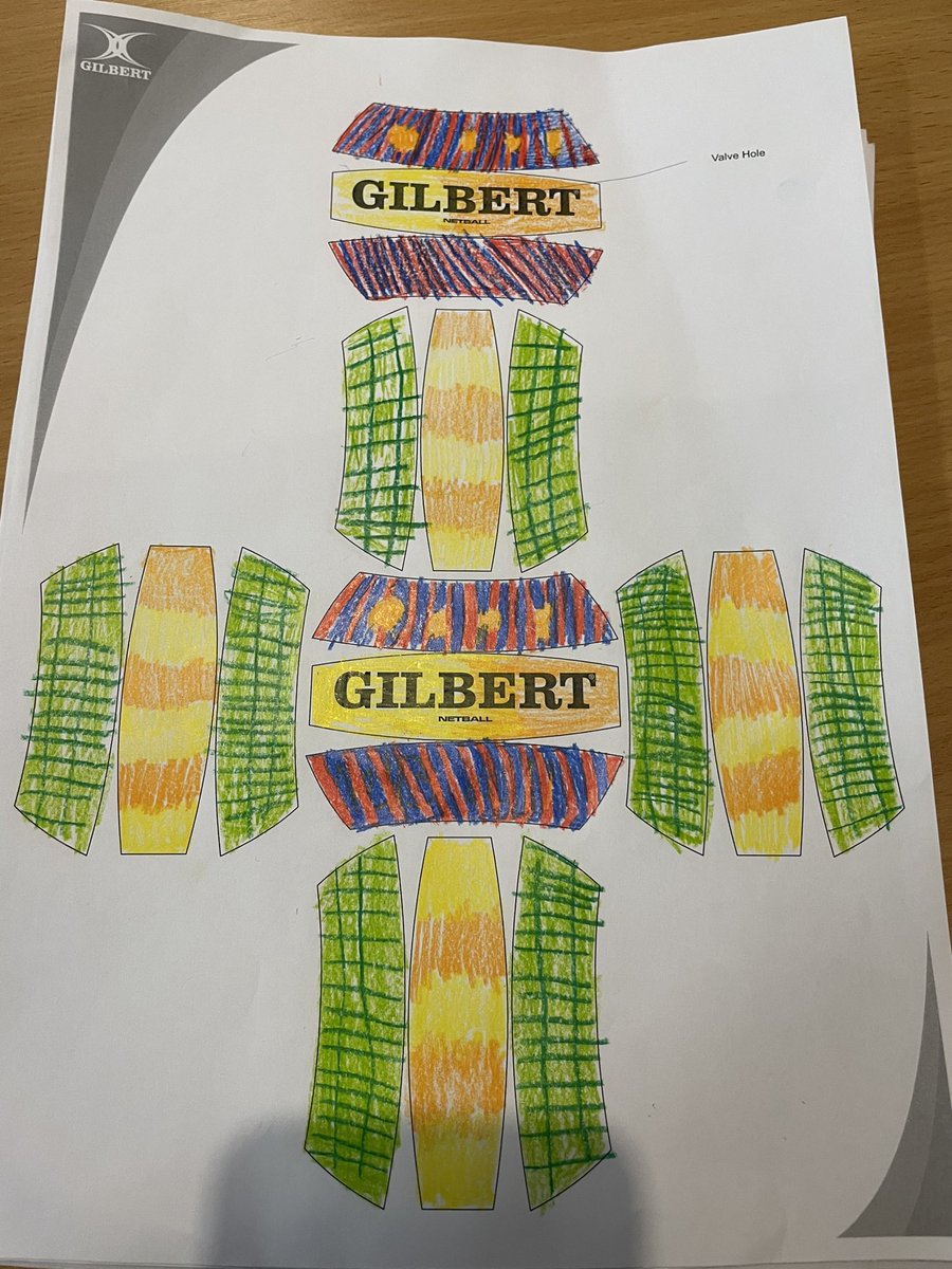 QCPSSport's tweet photo. We’re delighted that so many of our pupils decided to enter @GilbertNetball’s ball design completion! #gilbertballdesigns https://t.co/kSH6zxfgX4
