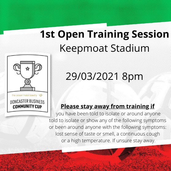 Not long now until our first open training session #football #charity #fundraiser #community #doncasterisgreat
