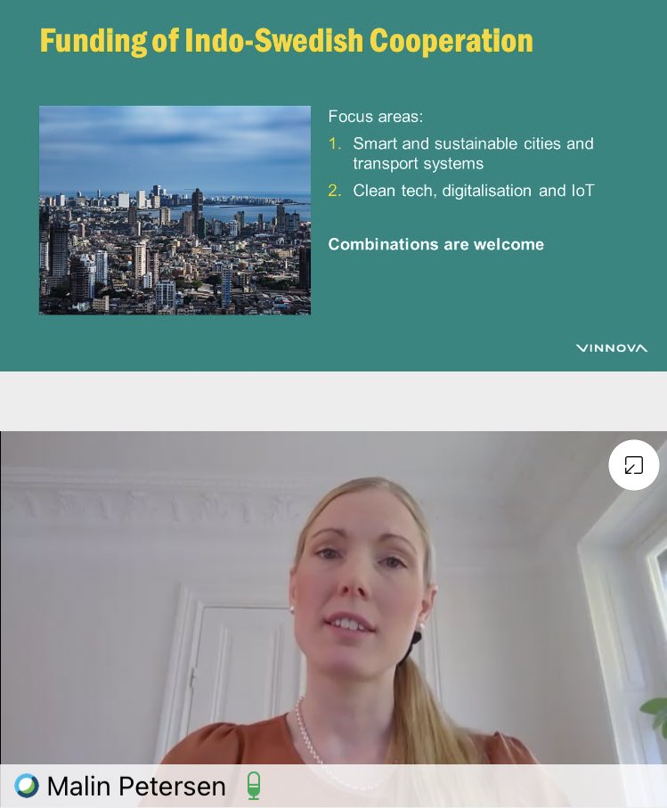 More than 100 participants attended the 🇸🇪🇮🇳 matchmaking webinar organised by <a href="/vinnovase/">Vinnova</a> <a href="/IndiaDST/">DSTIndia</a> @GITAfunding <a href="/BusinessSweIND/">Business Sweden IND</a> to know about the currently open joint call. 

Did you miss it? Find information here - gita.org.in/OnlineRfp/Prog…