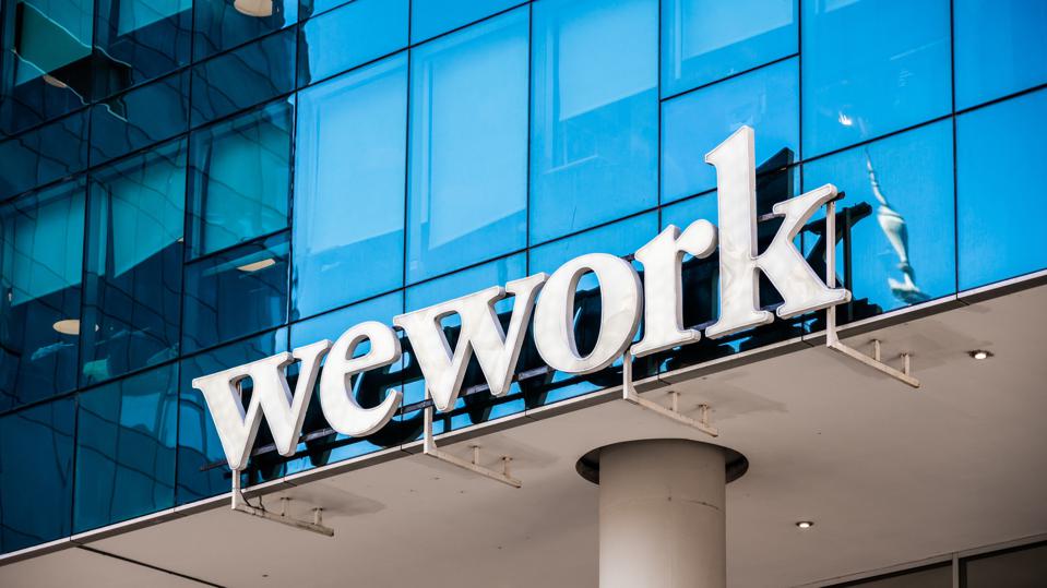 Forbes's tweet photo. WeWork Will Go Public Via SPAC Deal At $9 Billion Valuation—Less Than 20% Of Its 2019 SoftBank Valuation https://t.co/rkbf7r3MGV https://t.co/eh7GULXI7k